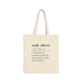 Funny Office Christmas Tote Bag Reply-Allmas Definition For Coworkers