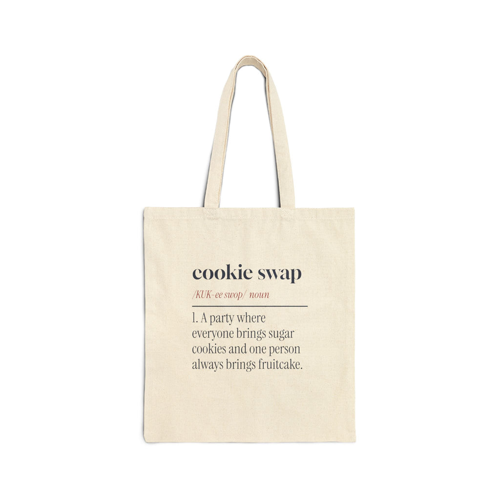 Funny Christmas Baking Tote Bag Cookie Swap Definition For Bakers