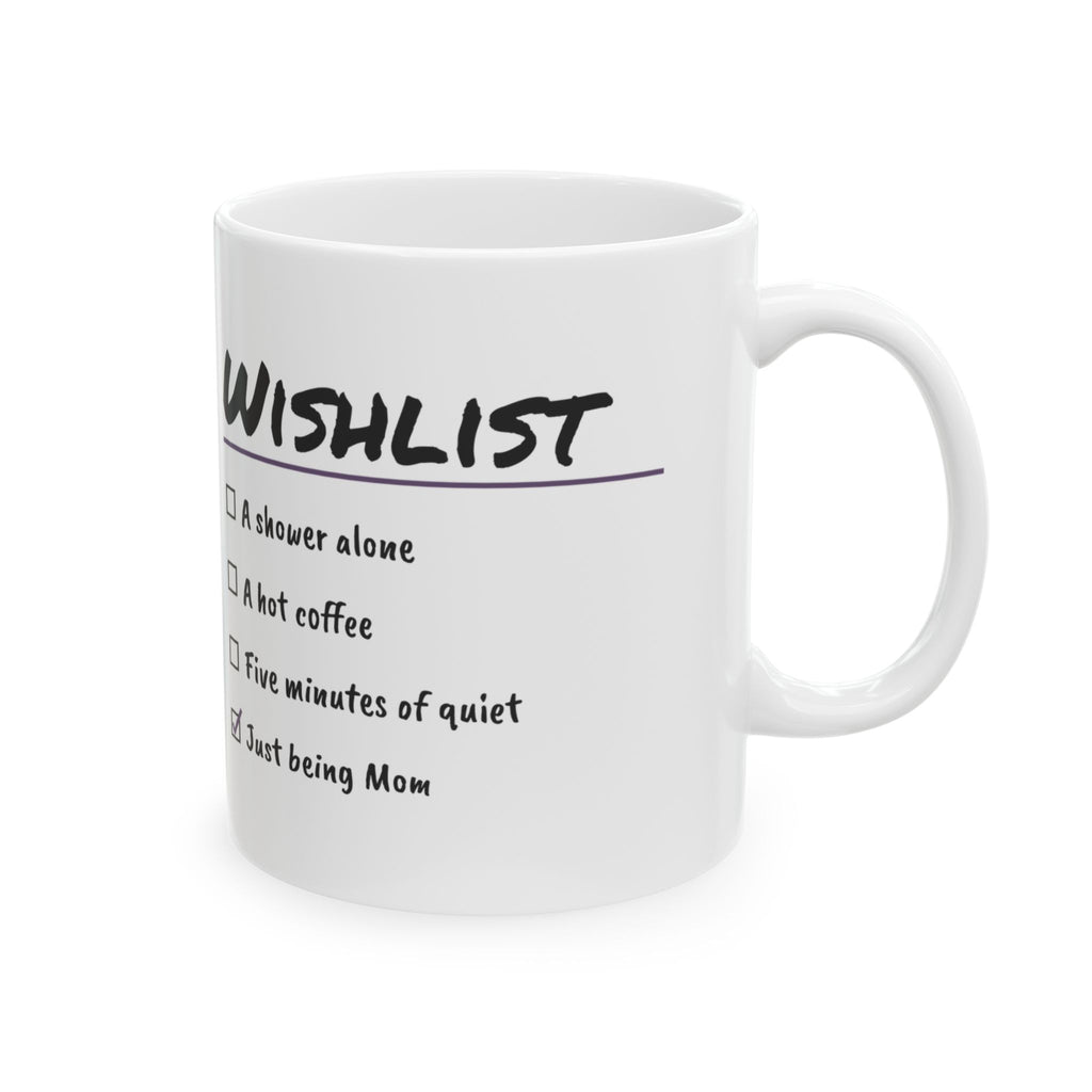 New Mom Coffee Mug Funny Wishlist Checklist For First Time Moms
