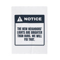 Funny New Home Christmas Throw Blanket The Neighbors' Lights Are Brighter