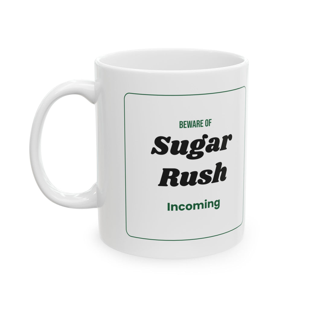 Funny Halloween Coffee Mug Sugar Rush Sign For Teachers