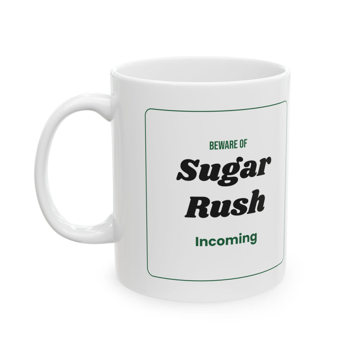 Funny Halloween Coffee Mug Sugar Rush Sign For Teachers