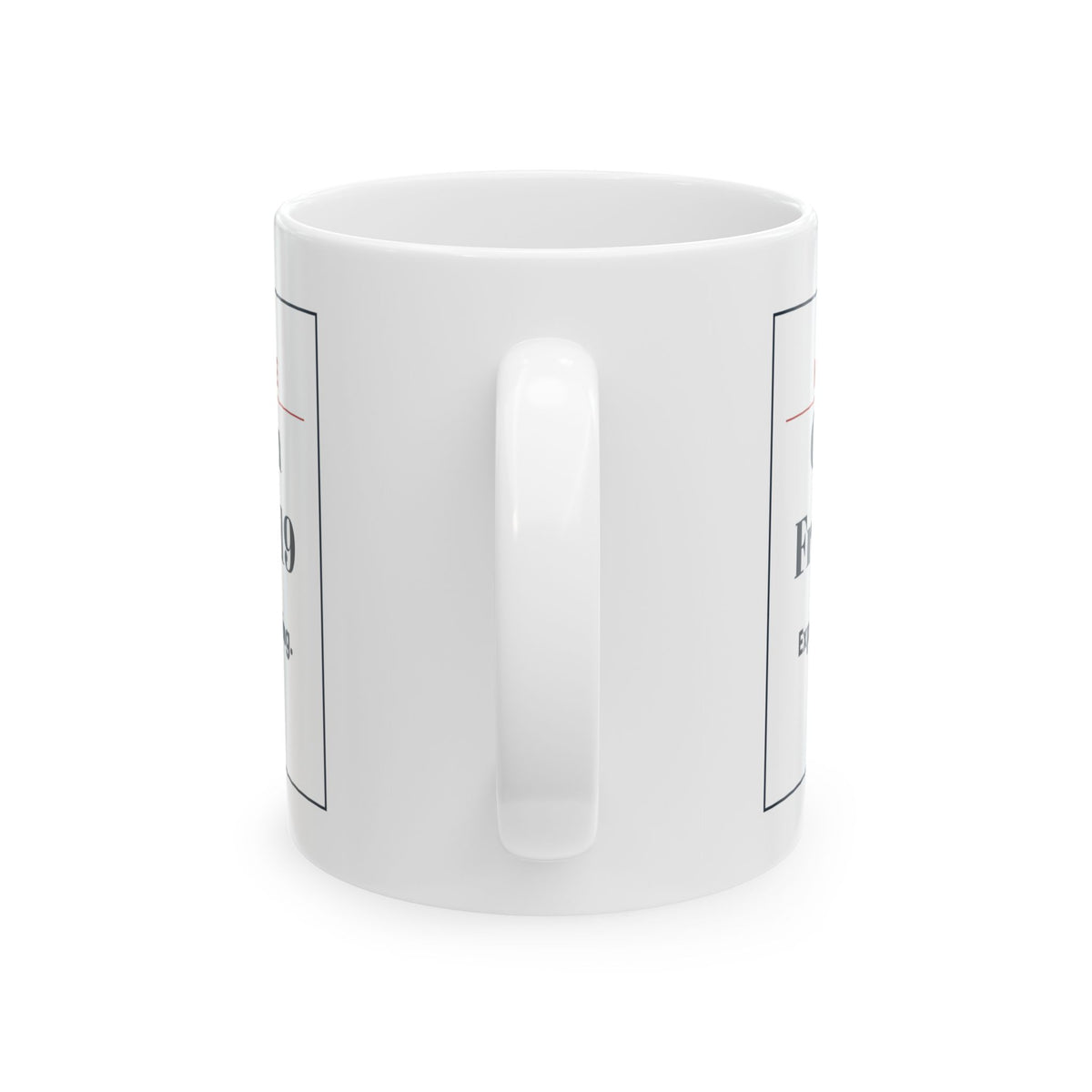 Funny Retail Worker Christmas Coffee Mug Coupon From 2019 Ticket