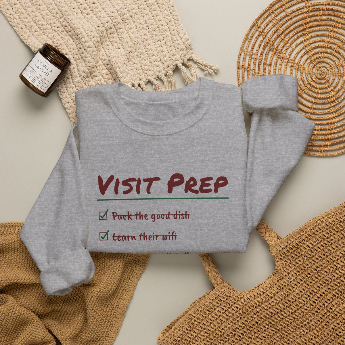Funny Christmas In-Laws Sweatshirt Plan Five Dog Walks Checklist