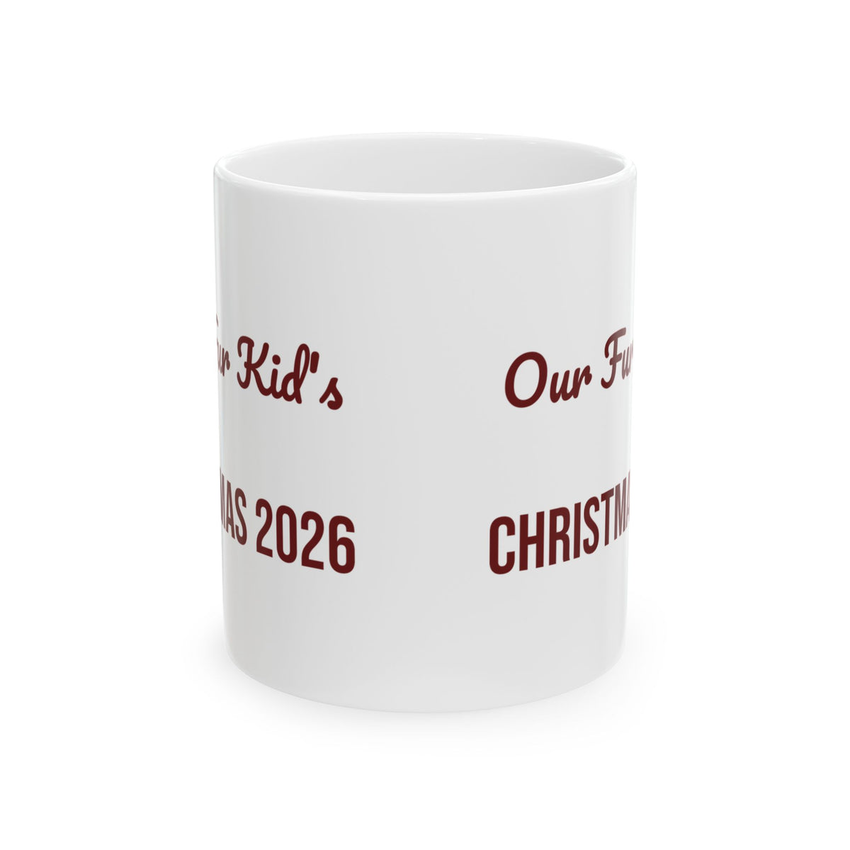 Christmas Dog Coffee Mug Our Fur Kid's Christmas 2026 Keepsake