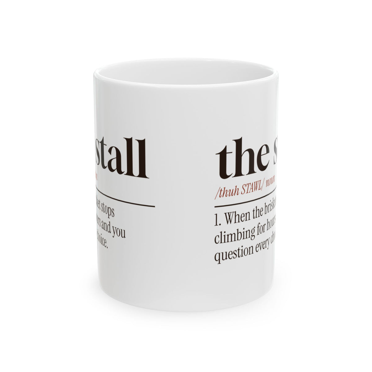 BBQ Coffee Mug The Stall Dictionary Definition Respect The Stall