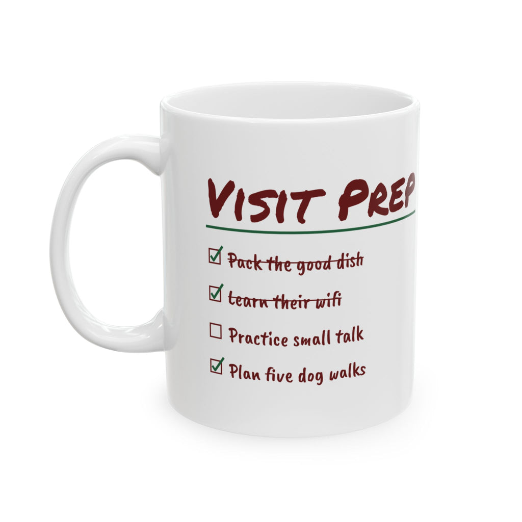 Funny Christmas In-Laws Coffee Mug Plan Five Dog Walks Checklist