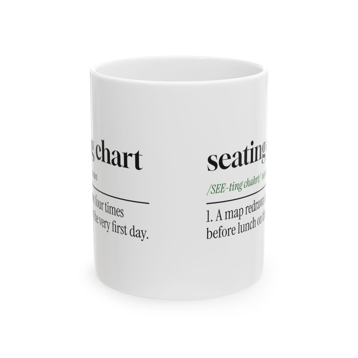 Funny Teacher Coffee Mug Seating Chart Dictionary For Teachers