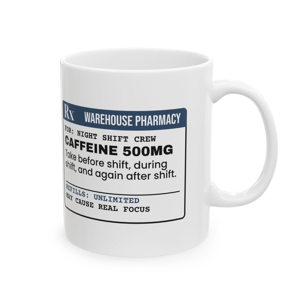 Night Shift Crew Coffee Mug Caffeine 500mg