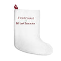 Funny Christmas Tree Dad Christmas Stocking It's Not Crooked It Has