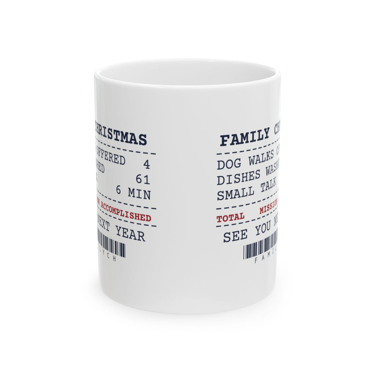 Funny Introvert Christmas Coffee Mug Washed Every Dish To Avoid Talking