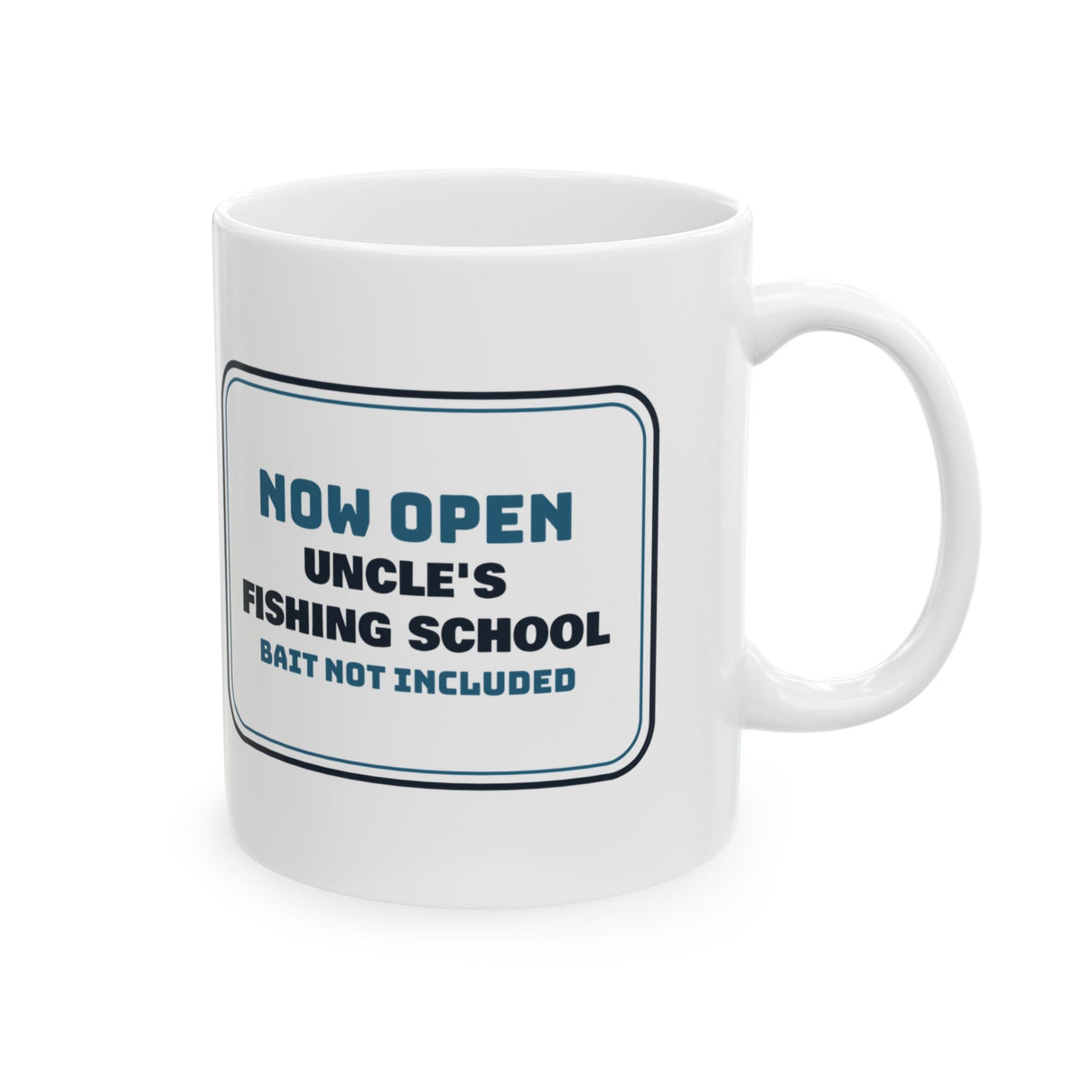 Funny Uncle Coffee Mug Uncle's Fishing School Sign For Uncles