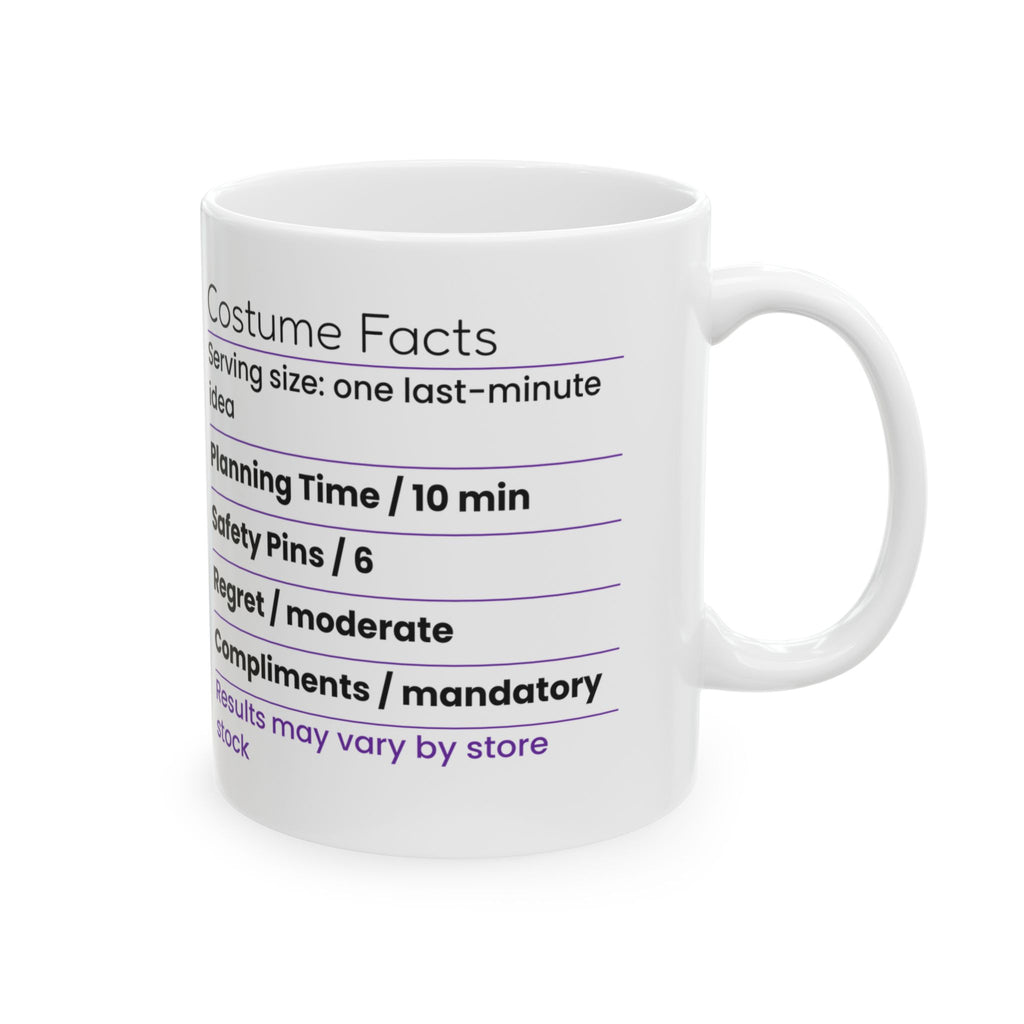 Funny Halloween Coffee Mug Last Minute Costume Facts For Costumes