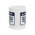Funny Christmas Hostess Coffee Mug Counting The Good Forks Warning