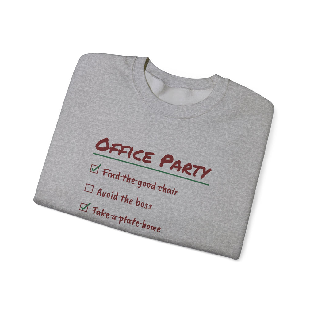 Funny Christmas Coworker Sweatshirt Take A Plate Home Leave By Six