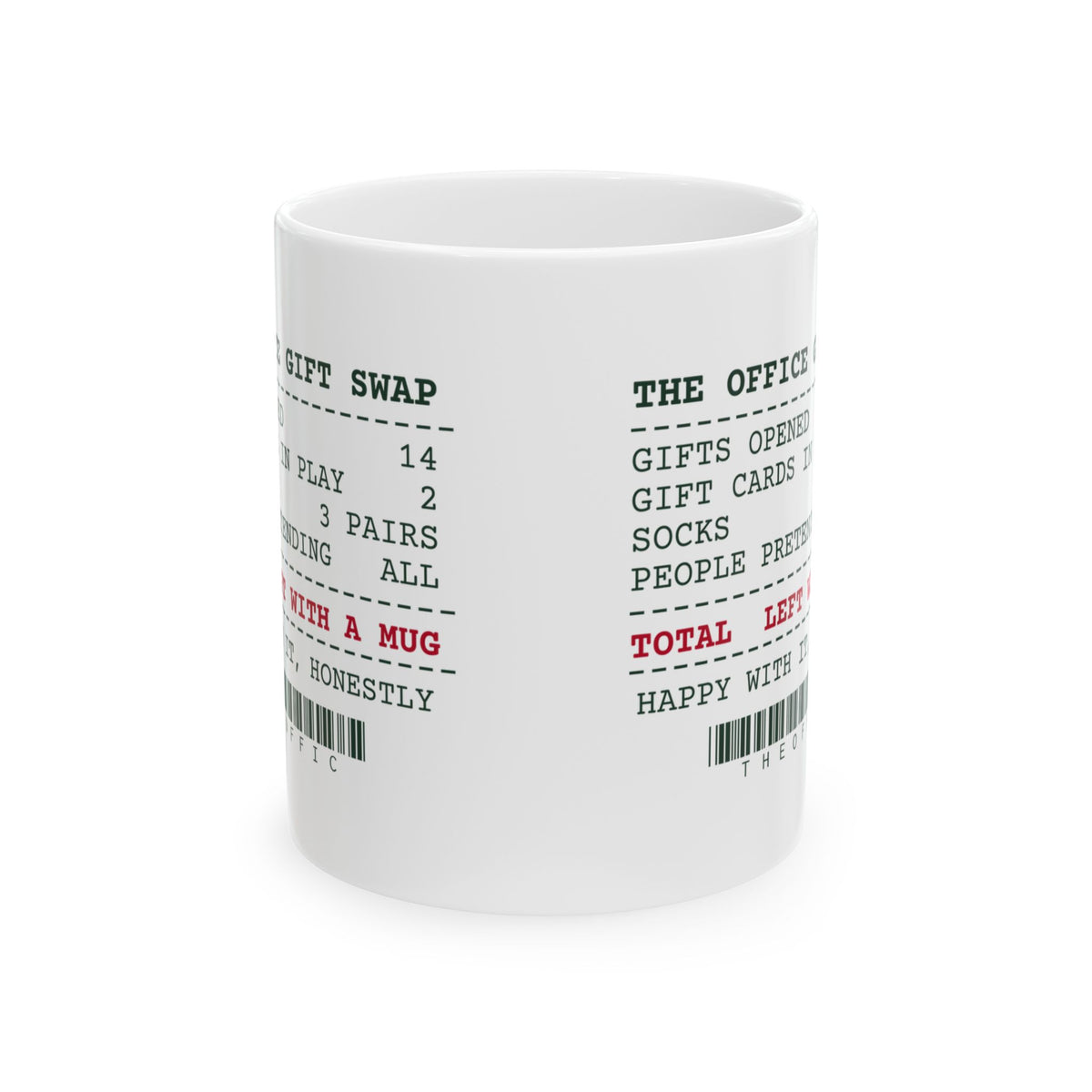 Funny White Elephant Coffee Mug Left With A Mug Office Swap Receipt