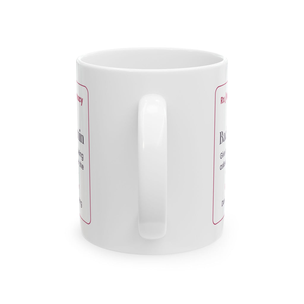 Funny Wife Coffee Mug Back Rub Prescription