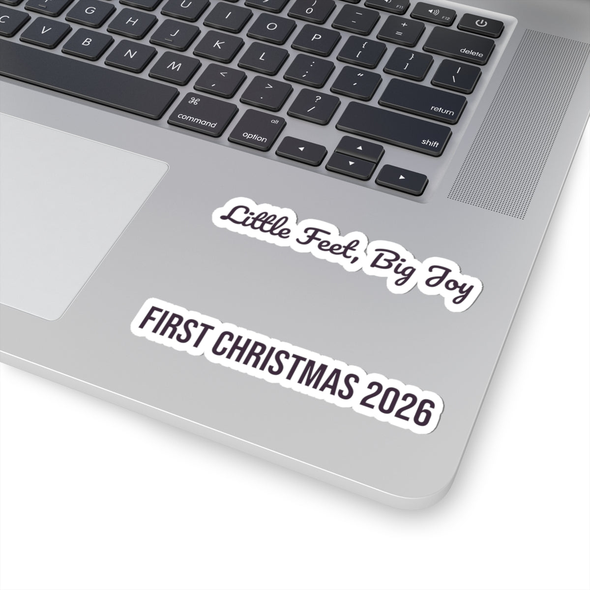 Babys First Christmas 2026 Sticker Little Feet Big Joy For Parents