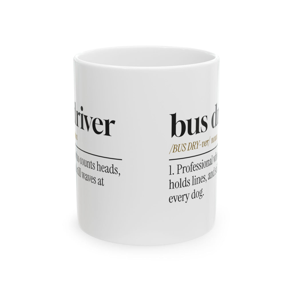 Funny Bus Driver Coffee Mug Counts Heads For Bus Drivers