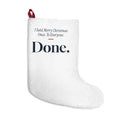 Funny Introvert Christmas Stocking I Said Merry Christmas Once