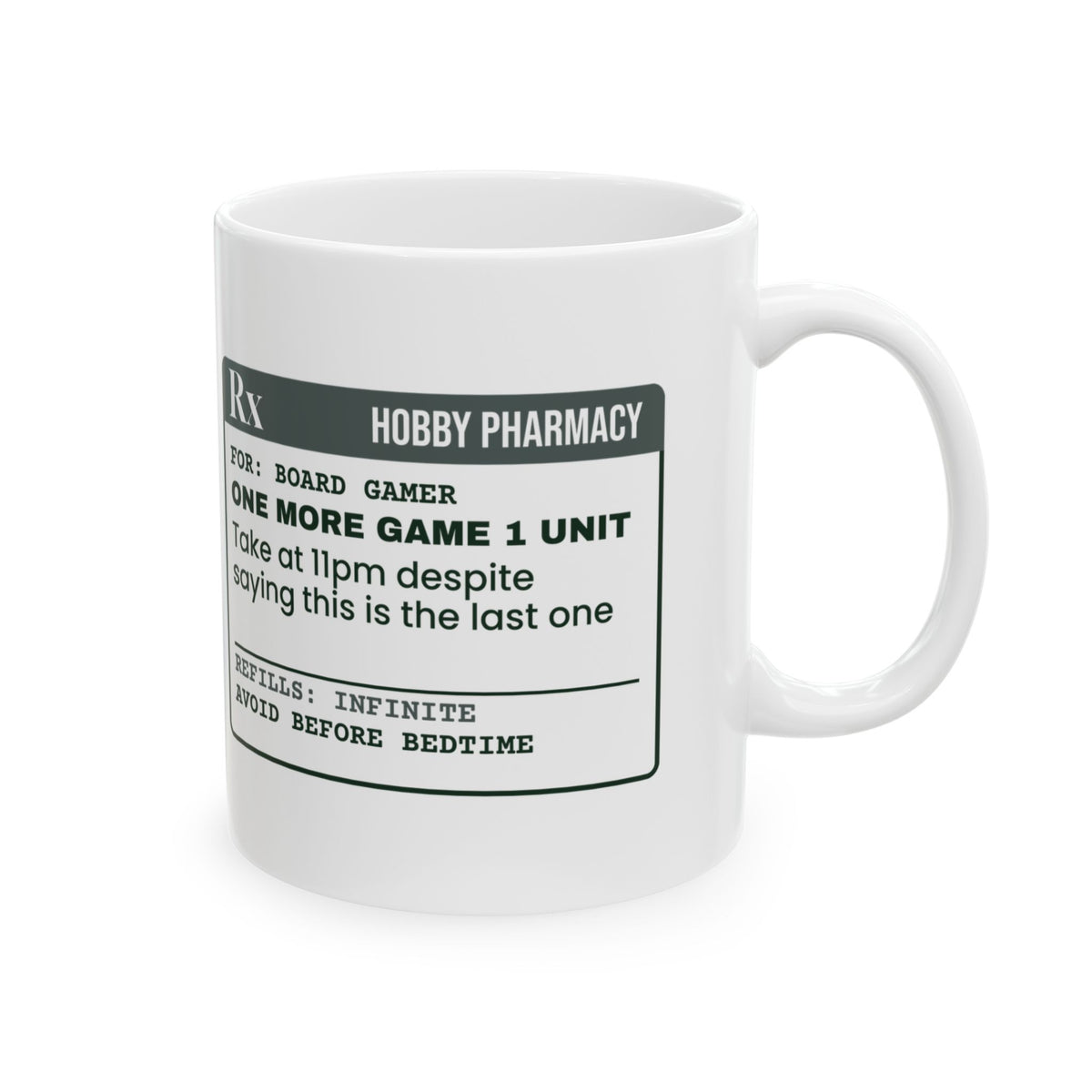 Board Game Coffee Mug One More Game Despite Saying Last