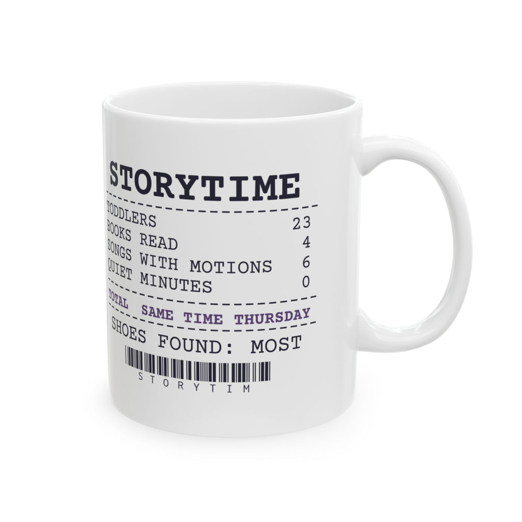 Funny Librarian Coffee Mug Toddlers 23 Quiet Minutes 0 Storytime Receipt