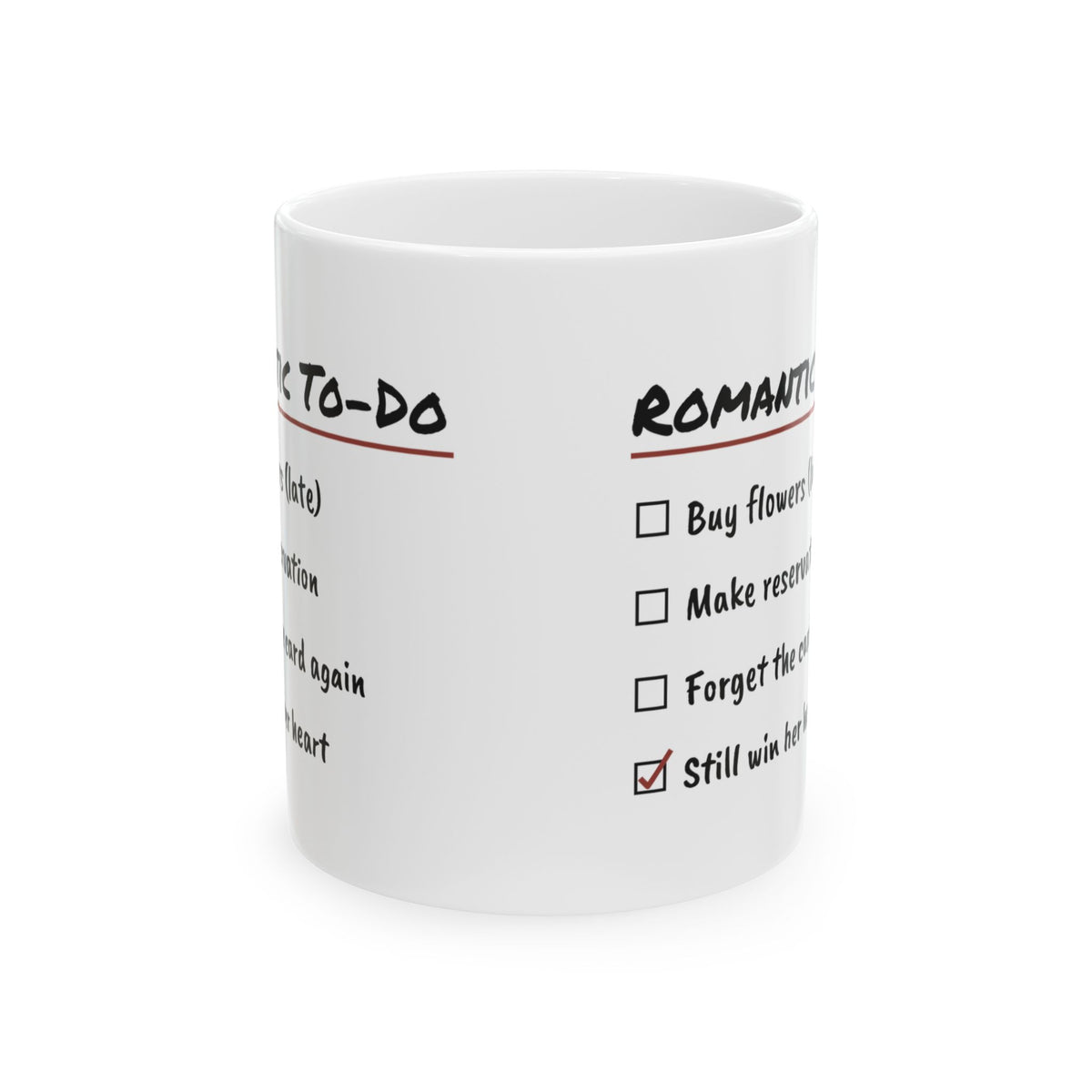 Romantic To-Do Coffee Mug For Him