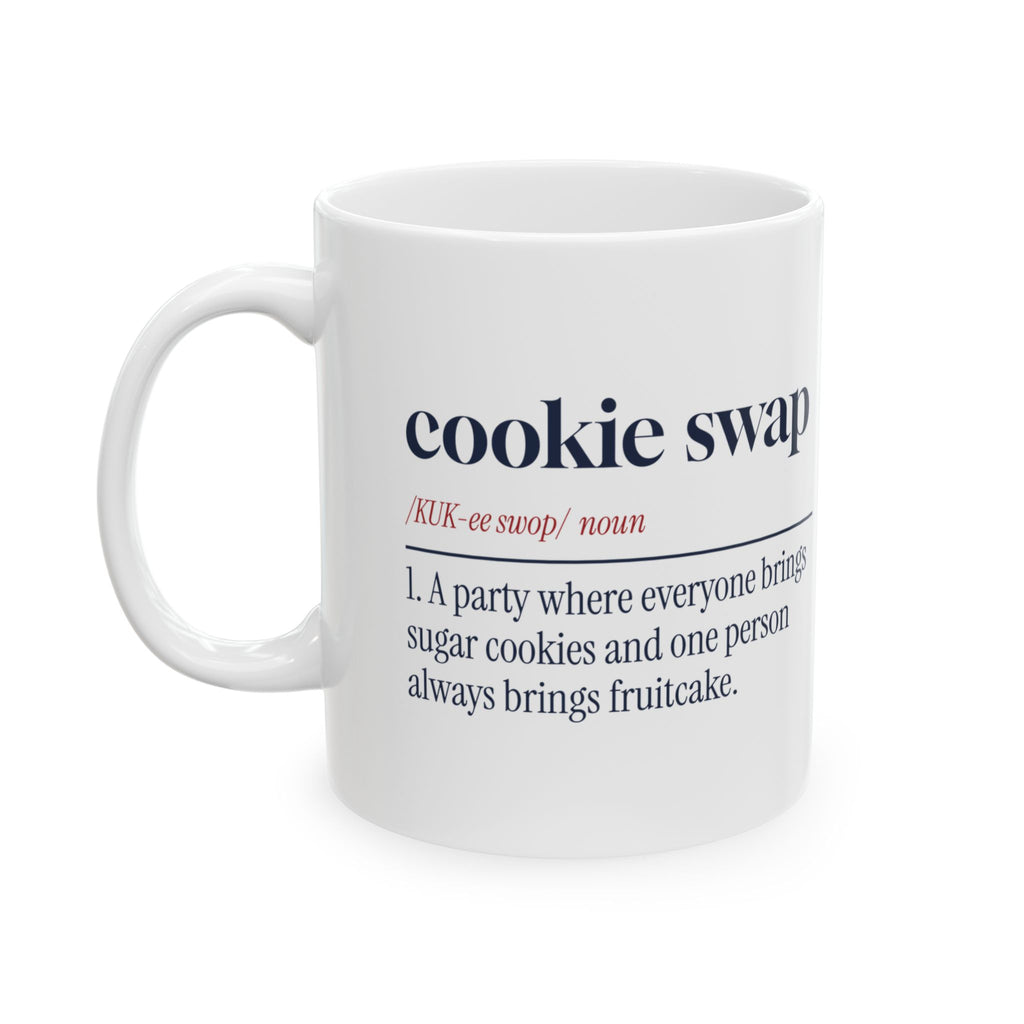 Funny Christmas Baking Coffee Mug Cookie Swap Definition For Bakers