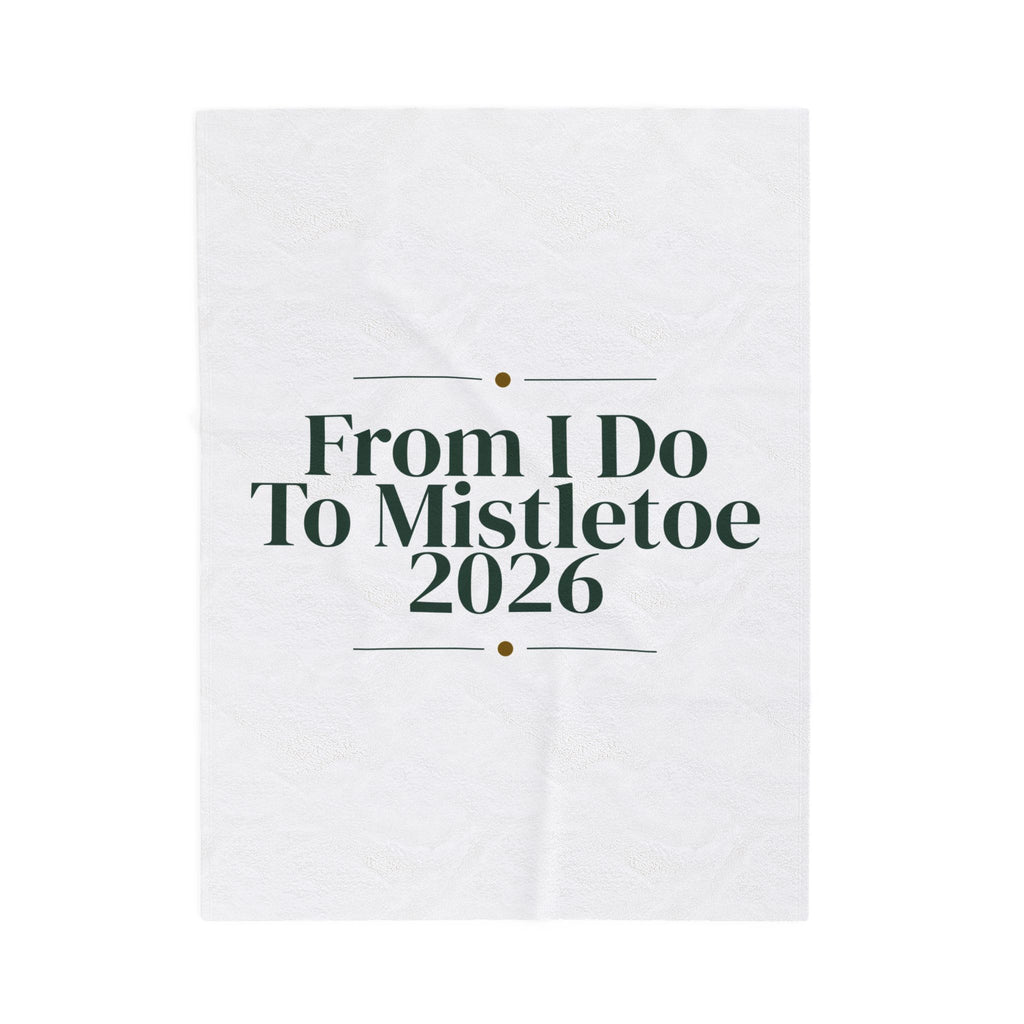 Christmas Throw Blanket From I Do To Mistletoe 2026 For Newlyweds