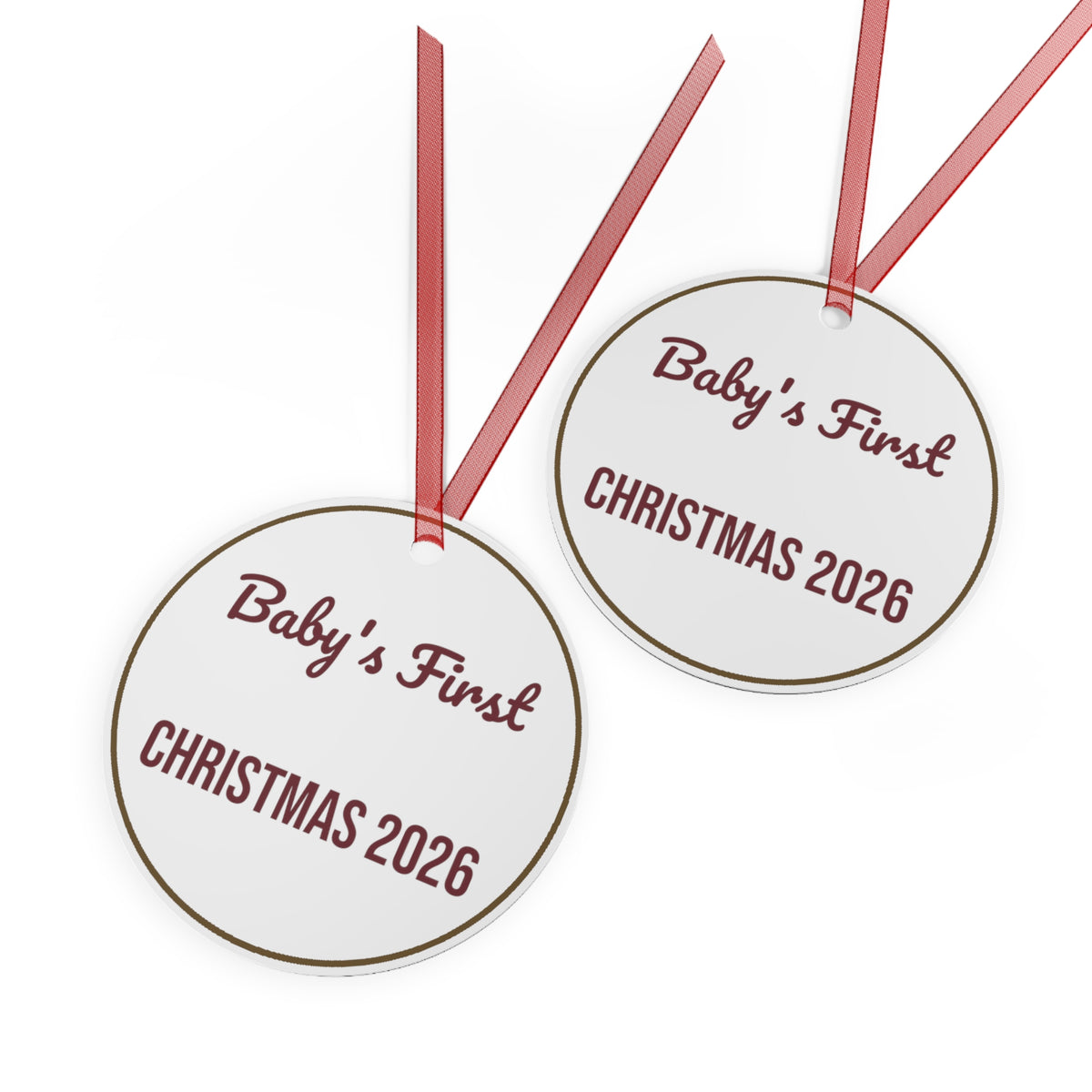 Christmas Ornament 2026 Baby's First Christmas Keepsake For Newborn