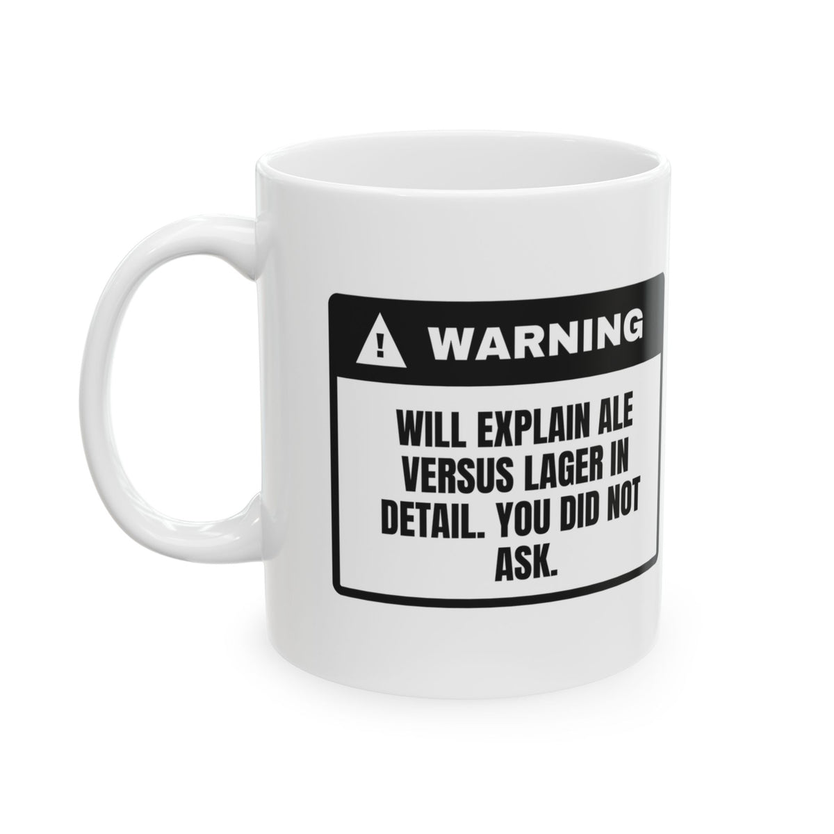Craft Beer Coffee Mug Will Explain Ale Vs Lager
