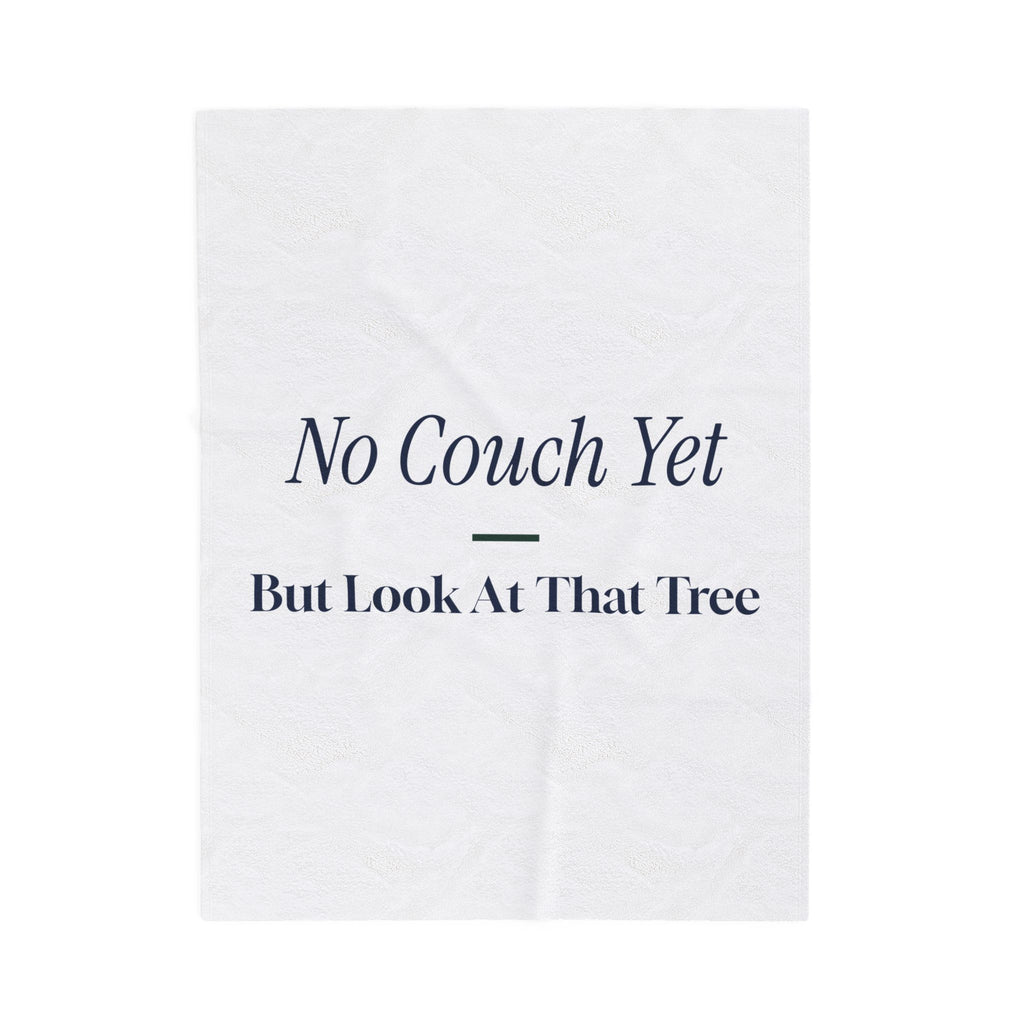Funny Christmas Throw Blanket No Couch Yet For New Homeowners