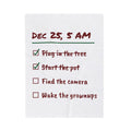 Funny Christmas Throw Blanket Plug In The Tree Start The Pot Checklist