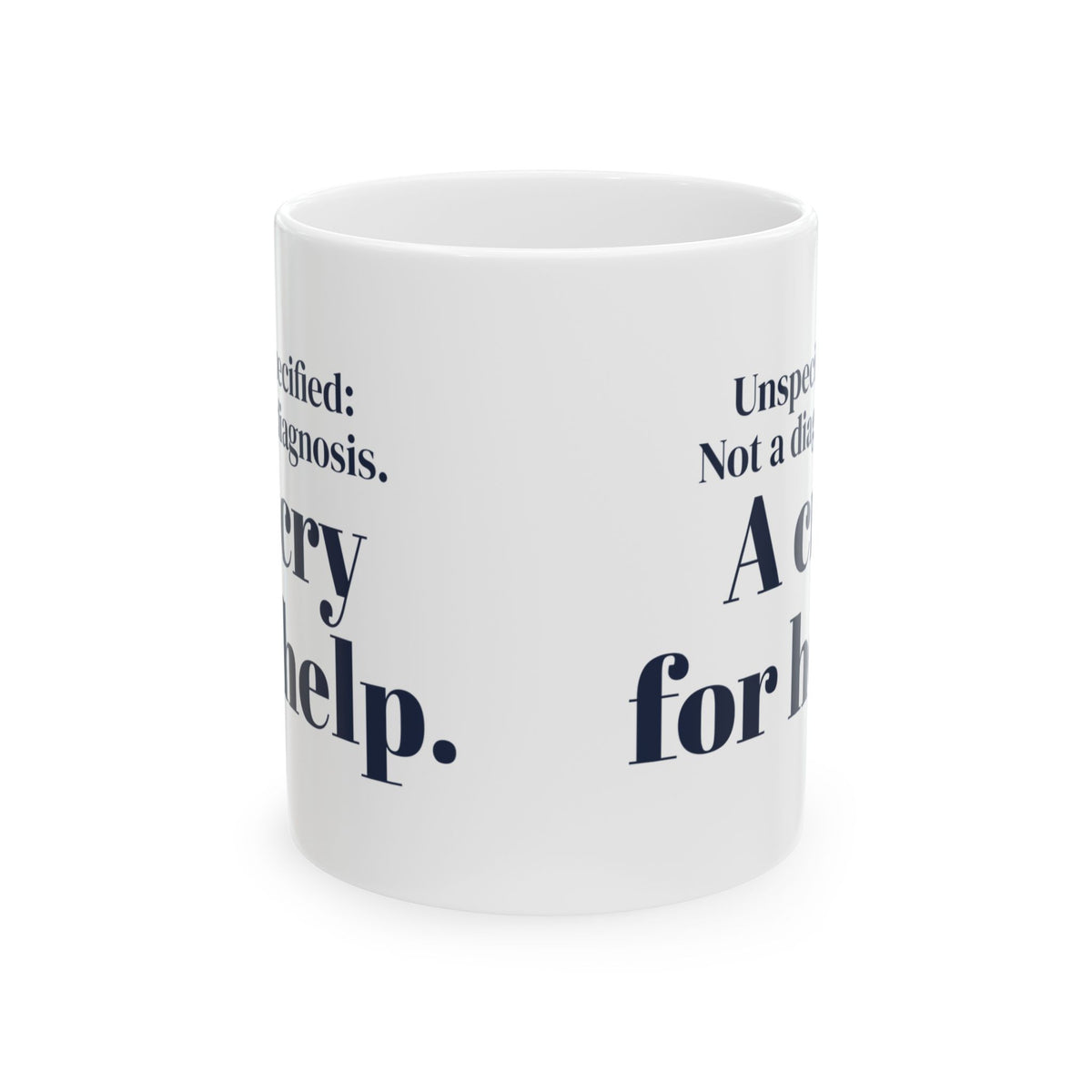 Funny Medical Coder Coffee Mug Unspecified Cry