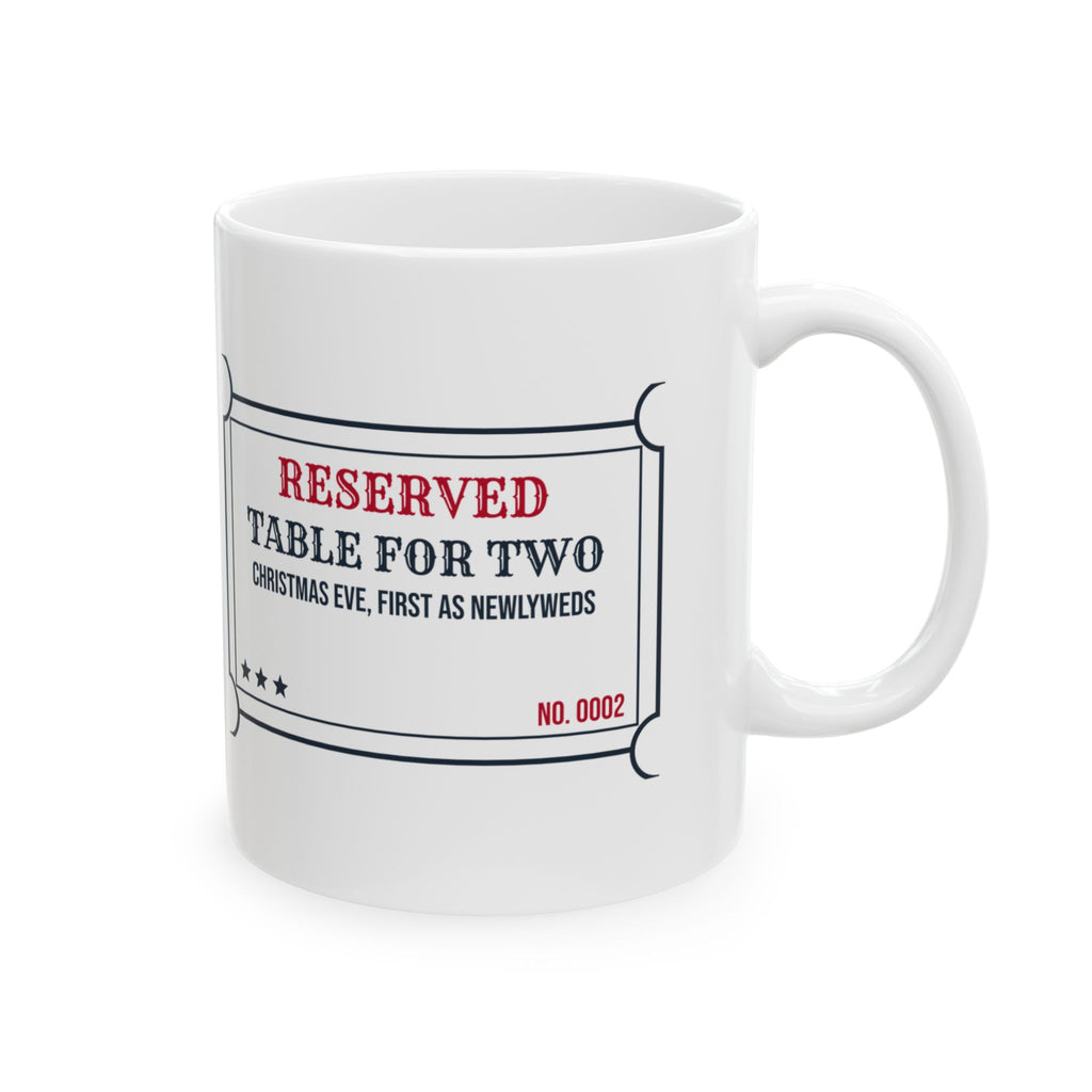 Christmas Coffee Mug Table For Two Christmas Eve 2026 Newlyweds