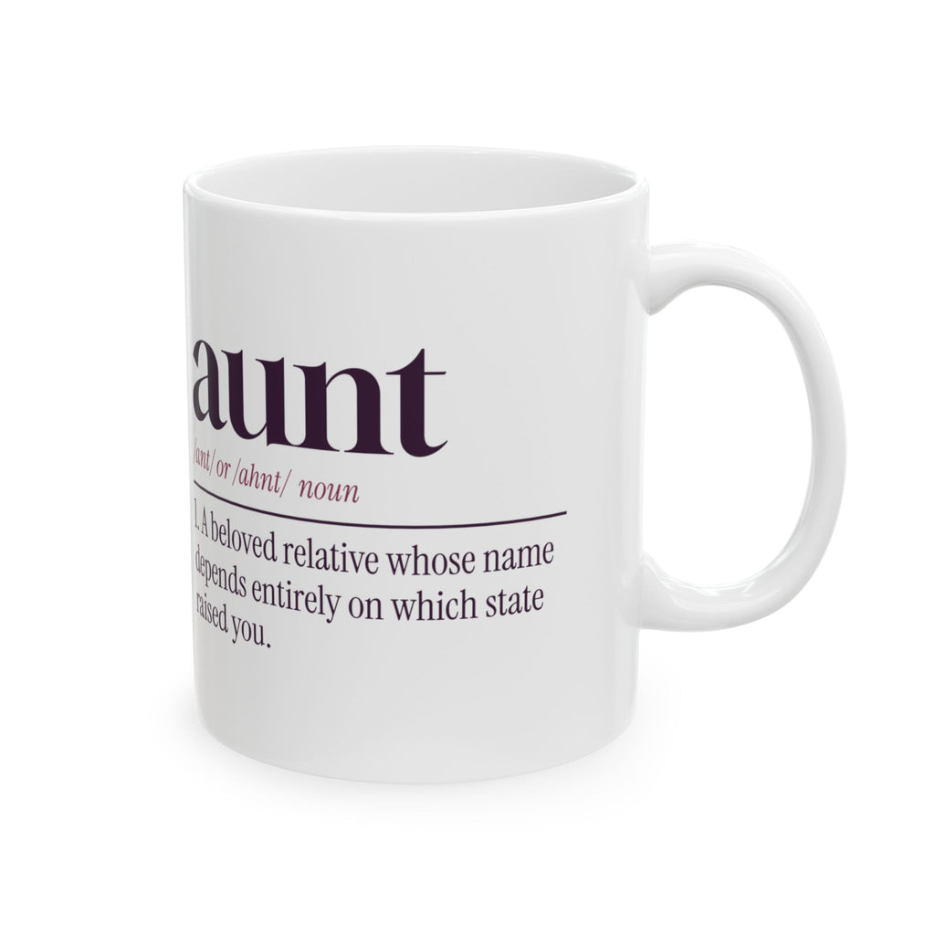 Funny Aunt Dictionary Mug Ant Or Ahnt Coffee Cup For Aunties