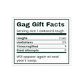 Funny White Elephant Sticker Gag Gift Facts Back Again Next Year