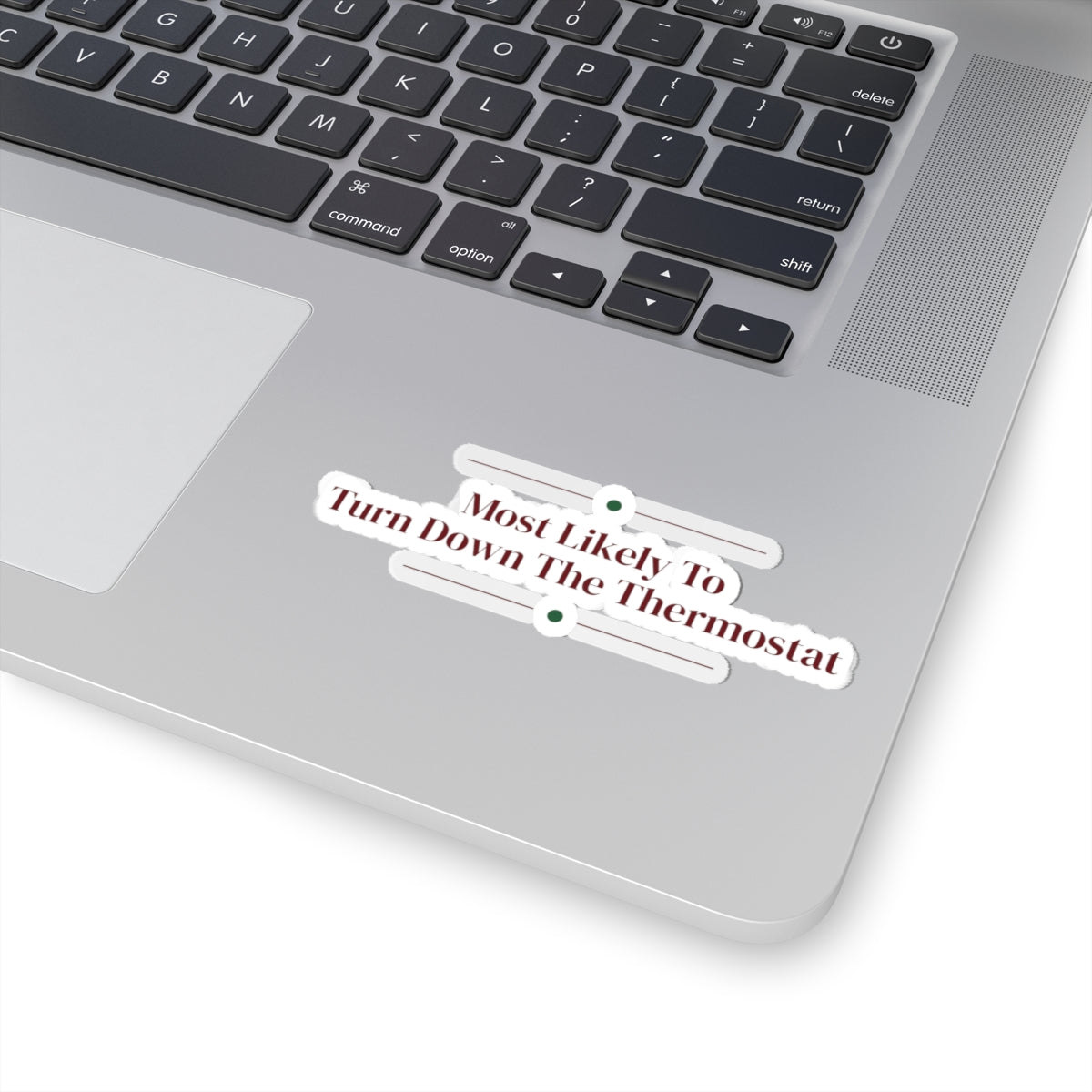 Funny Christmas Sticker Most Likely To Turn Down The Thermostat Family