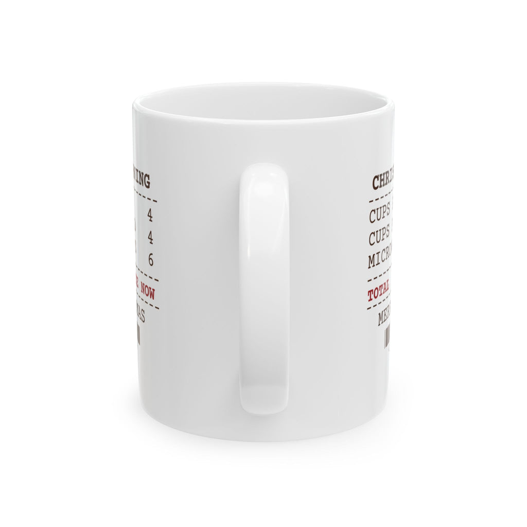 Funny Christmas Morning Coffee Mug Cups Found Cold 4 Receipt