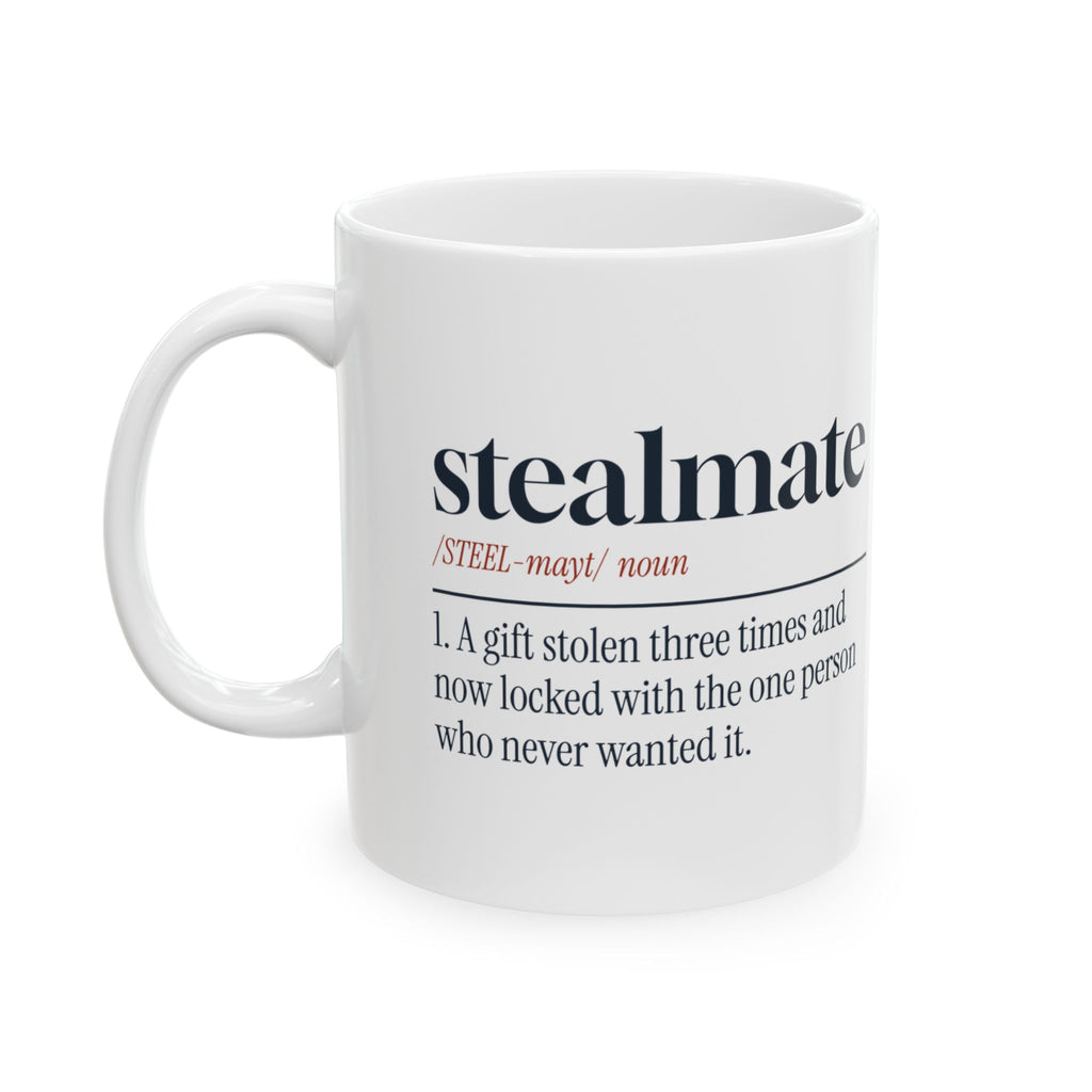 Funny White Elephant Coffee Mug Stealmate Locked With The Wrong Person