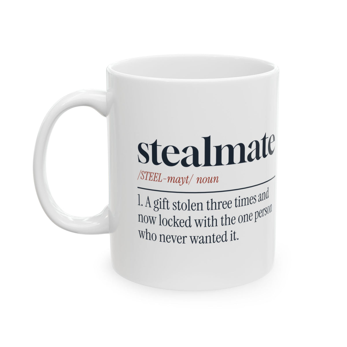 Funny White Elephant Coffee Mug Stealmate Locked With The Wrong Person