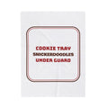 Funny Christmas Cookie Throw Blanket Snickerdoodles Under Guard Baker