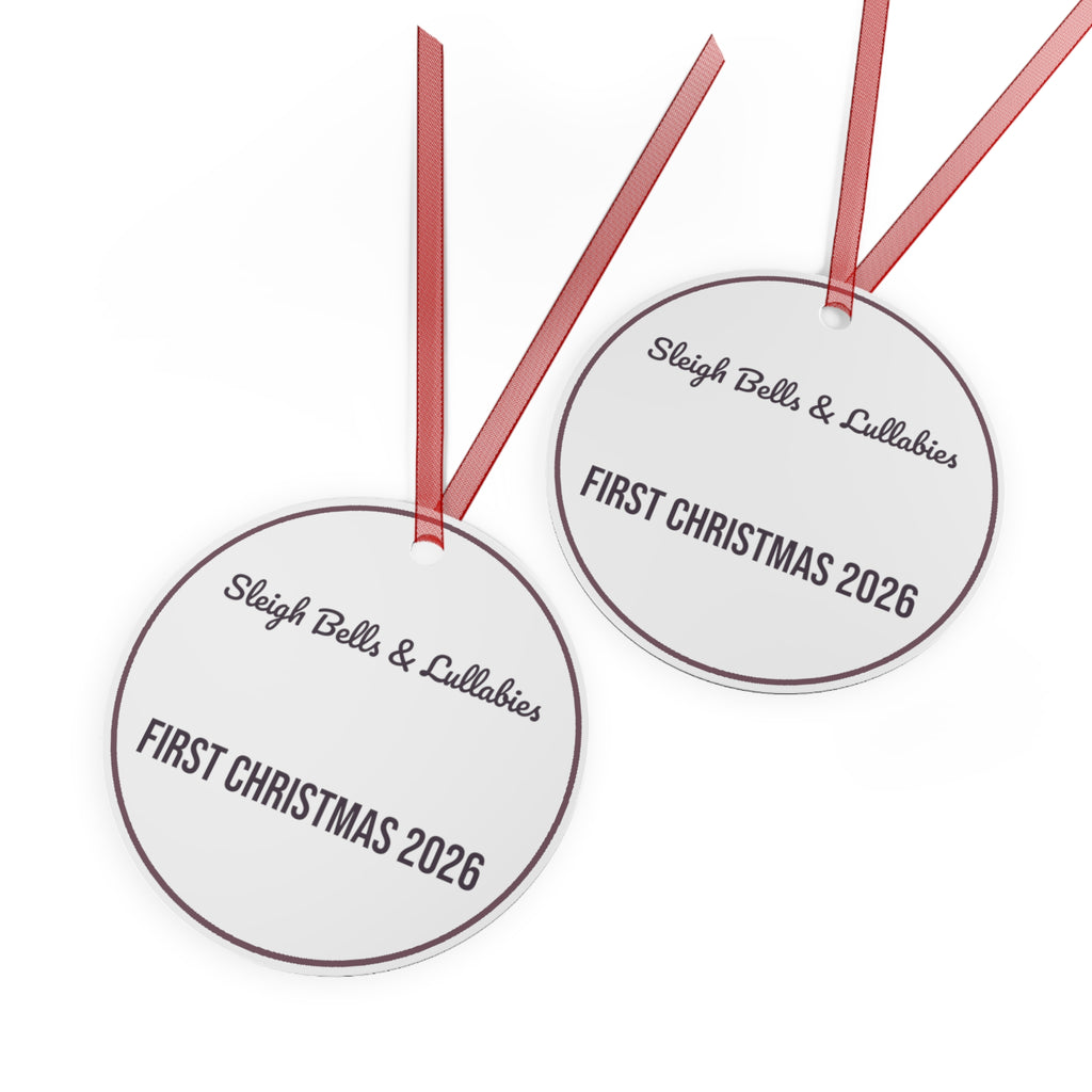 Babys First Christmas Ornament 2026 Sleigh Bells And Lullabies