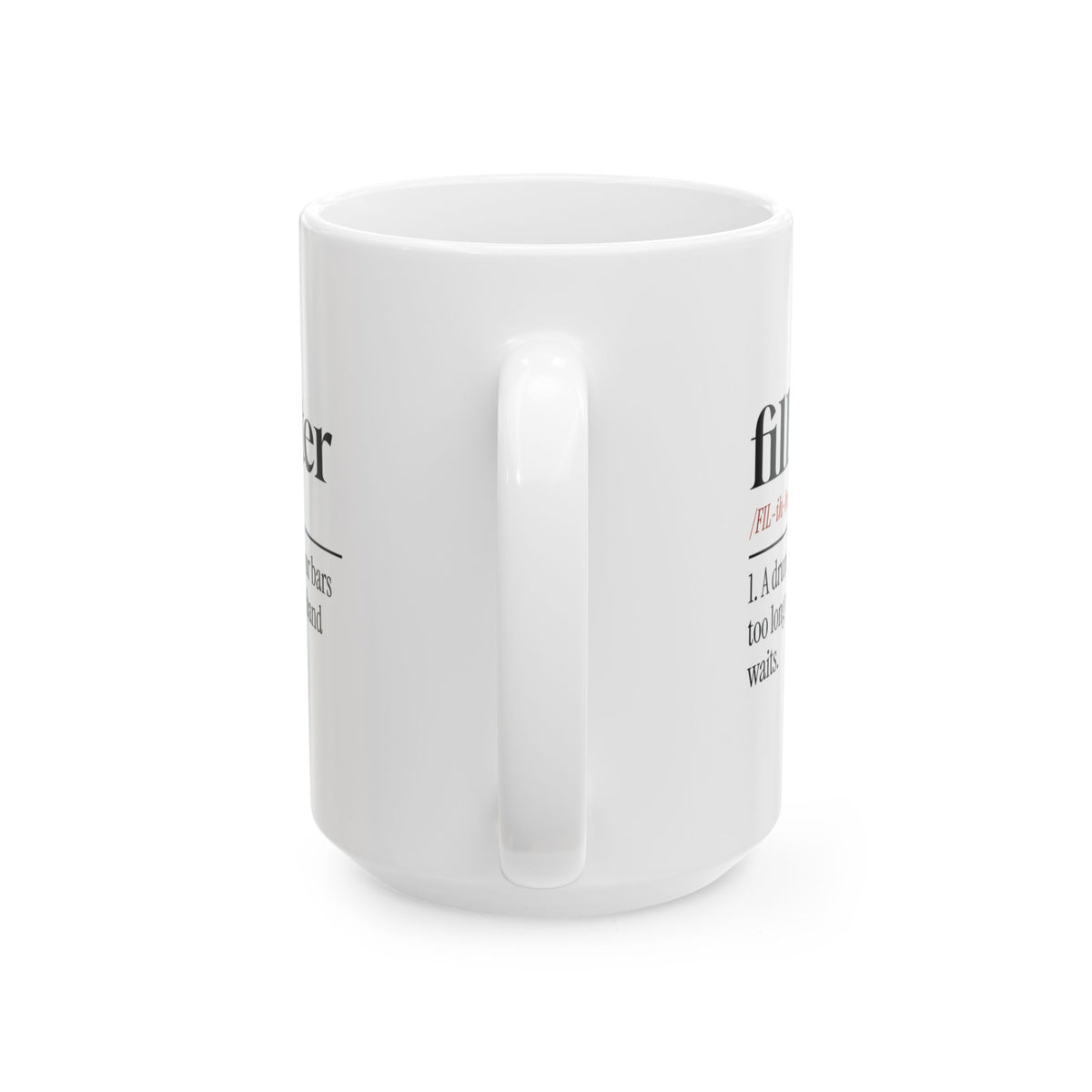 Funny Drummer Coffee Mug Fillibuster Four Bars Too Long For Drummers