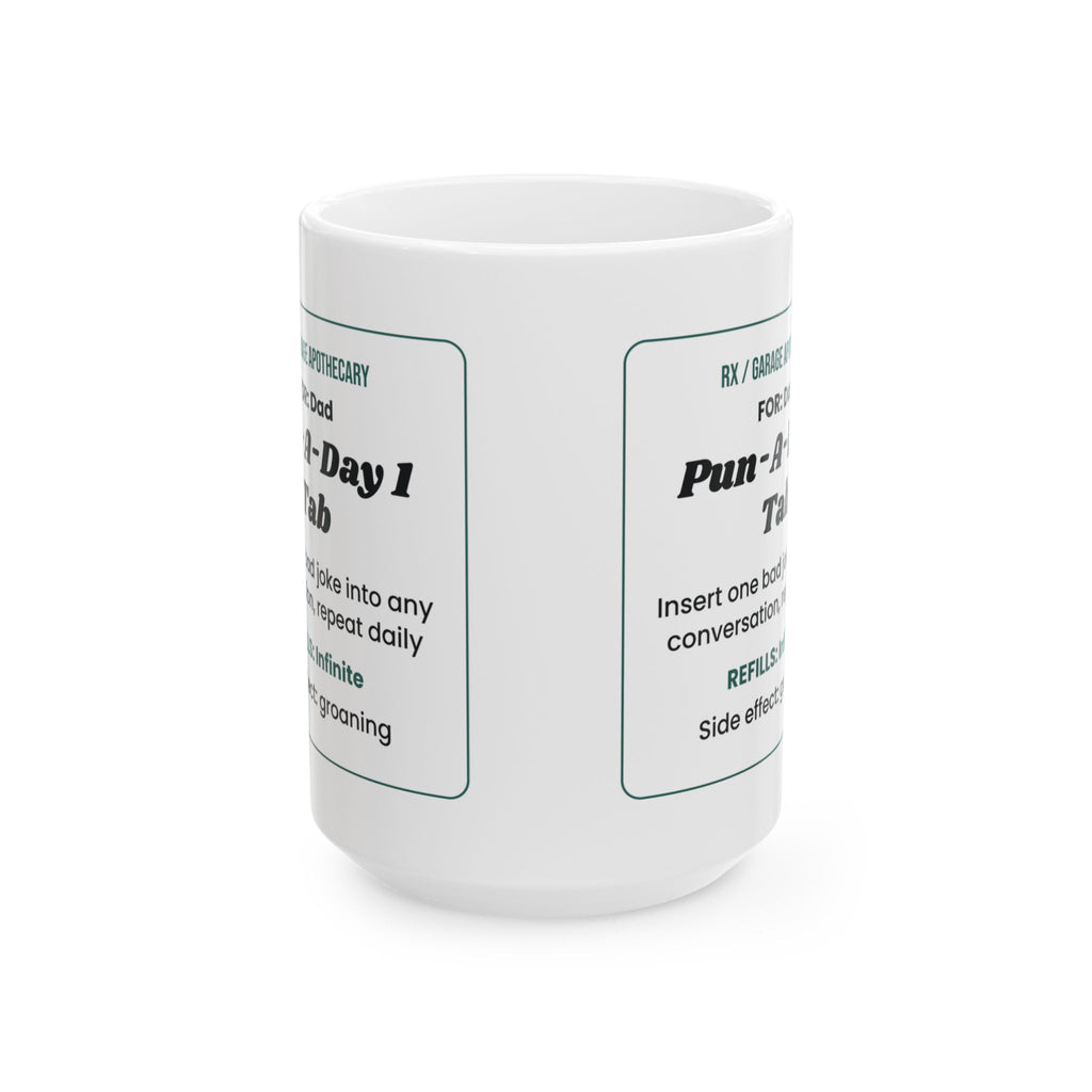 Funny Dad Garage Apothecary Prescription Coffee Mug For Dad