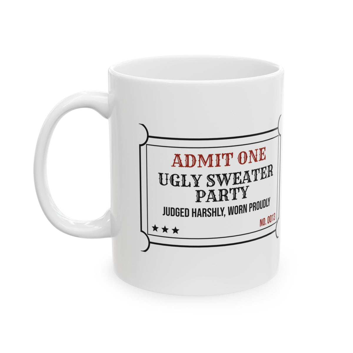Sarcastic Coffee Mug Judged Harshly White Elephant