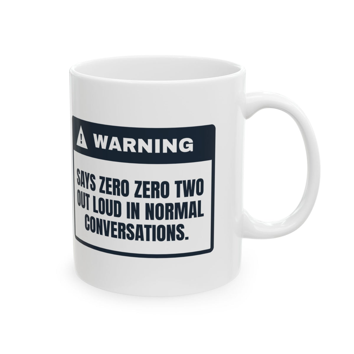 Funny Pickleball Mug Warning Zero Zero Two Said Out Loud
