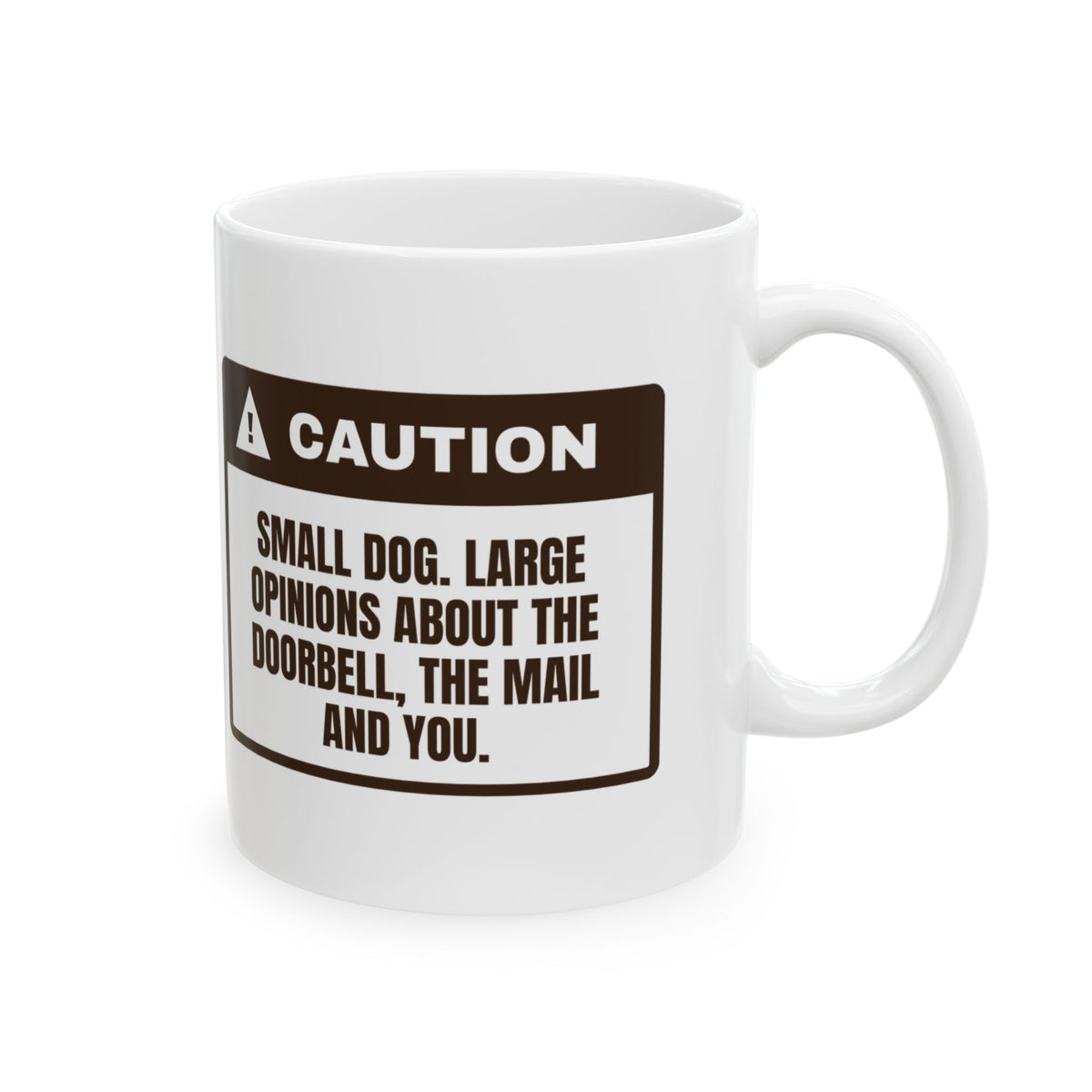 Funny Dachshund Coffee Mug Small Dog Large Opinions