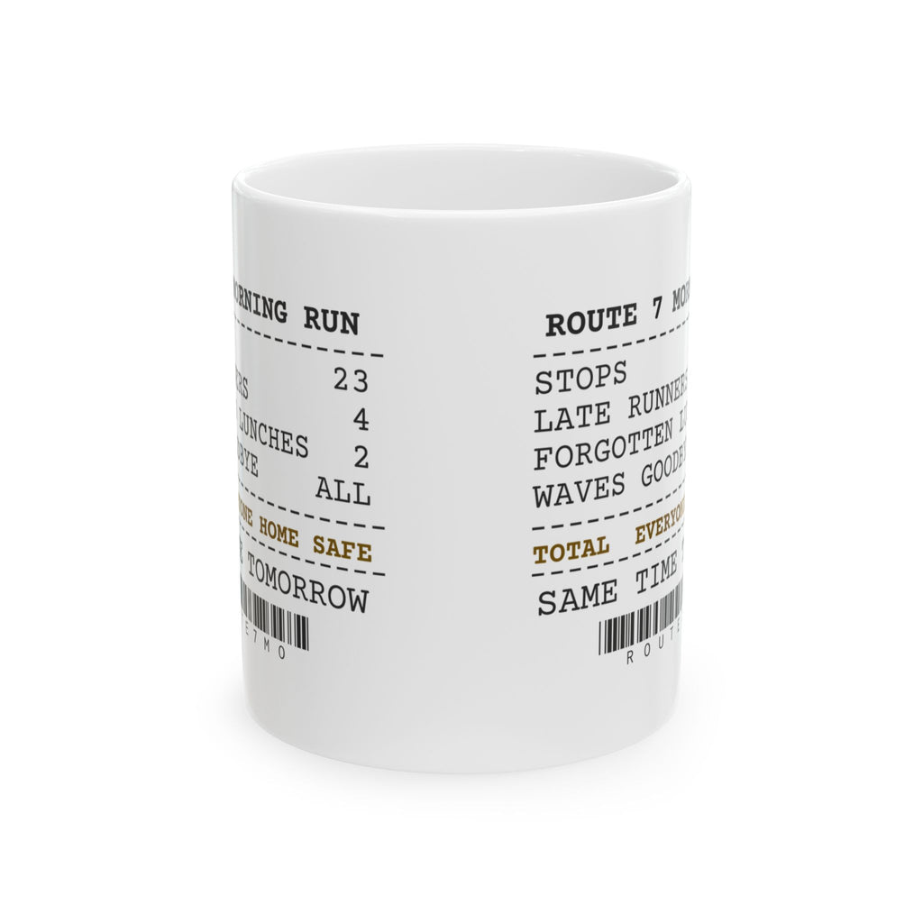 School Bus Driver Mug Route Receipt Everyone Home Safe
