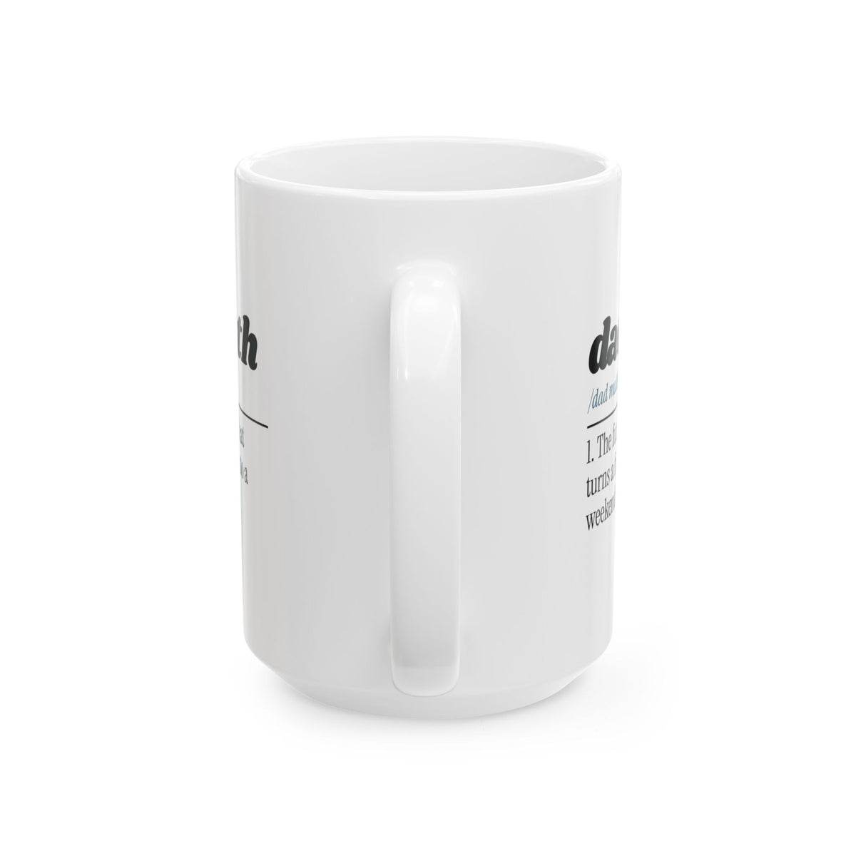 Funny Dad Coffee Mug Dad Math Definition For Dad Fathers